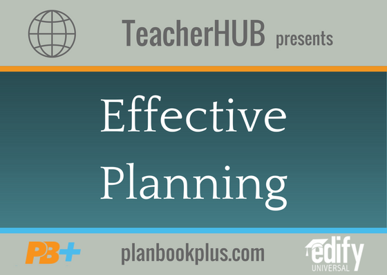 TeacherHub Effective Planning